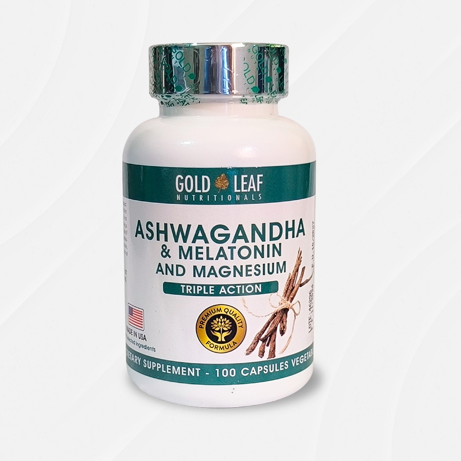 Ashwagandha + Melatonina + Citrato de Magnesio
